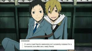 Durarara Masaomi Mikado Durarara Anime Funny Best Friend Relationship