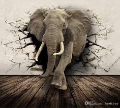 High Quality Flash Cloth Wallpaper Animal Living Room Tv Backdrop Children S Room Rhino Lion Elephant Mur Animal Mural Elephant Wallpaper Mural Wallpaper