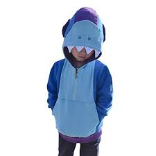 See more ideas about brawl, leon, stars. Eucc Kids Brawl Stars Costume Shark Leon Zip Up Hooded For Boys Or Girls Age 5 9years 6t 6 7yrs Blue Amazon In Clothing Accessories