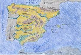 Mentre una carta fisica non necessita di aggiornamenti frequenti, data la lunga durata dei mutamenti geomorfologici (come la deriva dei continenti, l'erosione dei rilievi, ma anche l'avanzata. Carta Muta Della Spagna Laceprof Materiali