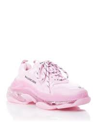 Balenciaga Women S Triple S Clear Sole Chunky Sneakers Shoes Bloomingdale S In 2021 Trendy Shoes Sneakers Designer Sneakers Women Chunky Sneakers
