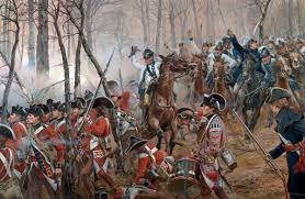 Battle Of Guilford Court House March 15 1781 Here The British Foot Guards Are Taken American Revolutionary War Historical Art American War Of Independence