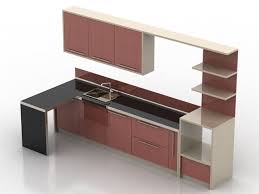 modular kitchen 3d cgtrader