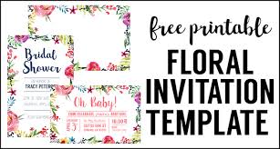 Download free page borders and clip art from our collection of hundreds of borders including themes like animals, holidays, school, sports, and much more. Floral Borders Invitations Free Printable Invitation Templates Paper Trail Design