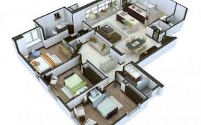 Design Your Own House Layout Online Free Dining Room Woman Fashion Decoration Furniture 3d House Plans House Layouts House Floor Design