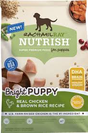 Rachael Ray Nutrish Bright Natural Real Chicken Brown Rice Puppy Recipe Dry Dog Food 14 Lb Bag