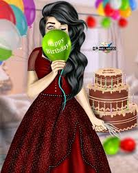 Pin By Corina On Happy B Day Girly Images Art Birthday Beautiful Girl Drawing