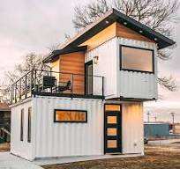 Duplex 3bhk Prefabricated Tiny House Fully Furnished, Rooftop Deck,  Portable Container House for Family, Free Shipping