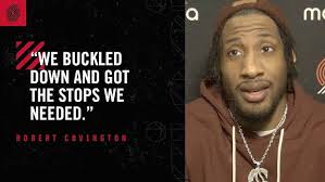 Robert Covington: "We buckled down and got the stops"