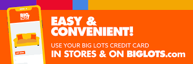 Visit your local big lots store today and ask an associate about available financing options. Big Lots Credit Card Home