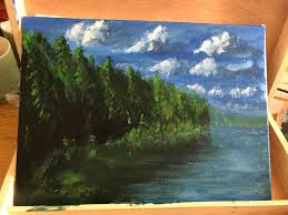 Once acrylic paint is dry, it's impossible to reactivate. My First Acrylic Painting Imgur