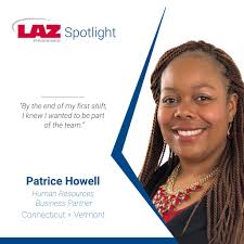For this month's LAZ Spotlight, we want to RAVE about Patrice Howell.  Patrice joined the LAZ family in September of 2003, working UCONN Football  games at Rentschler Field in Hartford. “The first