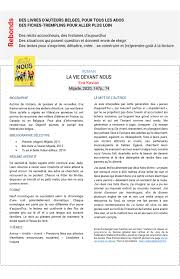Elle ne voit pas ses parents se déchirer, ce nous avions déjà raté notre vie commune, nous ne voulions pas rater notre divorce. Fiche Rebonds La Vie Devant Nous