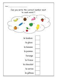 Learn french worksheets for kids free. French Food Words Worksheet With Matching Activity Printable French Learning Exercise French Sheet To Learn Food Items Primary French Lesson French Worksheets Learning French For Kids Learn French