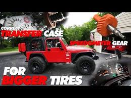 Jeep Tj Speedometer Gear For Bigger Tires Youtube