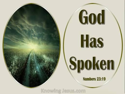 What Does Numbers 23:19 Mean?