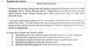 Sep 26, 2019 · inilah pembahasan selengkapnya mengenai contoh soal pilihan ganda teks anekdot kelas 10 dan jawabannya. Contoh Soal Teks Anekdot Pilihan Ganda Berbagai Teks Penting