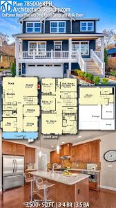 Mountain cottage with drive under garage. Plan 785006kph Craftsman House Plan With Drive Under Garage And Media Room Craftsman House Plan Craftsman House Sims House Plans