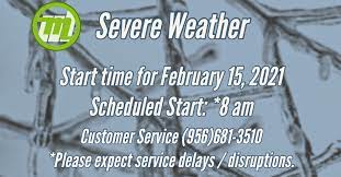 Traffic At 8am Tomorrow Metro Mcallen On Twitter: "Rider Alert 🚨: Freezing Temps Are In The  Forecast For Tomorrow Morning. Due To Anticipated Inclement Weather, We Are  Suspending All Fixed Routes Paratransit Services Tomorrow From 6Am-8Am.