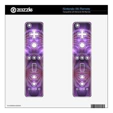 Swirling Purple And Pink Wii Controller Skin Wii Remote Wii Girly Electronics