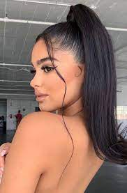 Without You Tony Lopez Hair Ponytail Styles Curly Hair Styles Slick Hairstyles