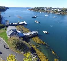 bailey island maine oceanfront mackerel cove home with dock