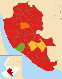 All the counties of the uk are shown as individually layered shapes. File Liverpool Wards 2011 Png Wikipedia