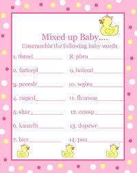 Custom baby clothes & gifts | personalized babies Free Baby Shower Games Printouts Activity Shelter