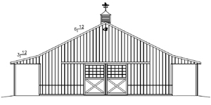 Scissor trusses provide that extra ceiling height, and make rooms look and feel bigger. Post Frame Building Options Custom Pole Barns Lester Buildings