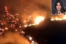 If their place went up in. Kim Kardashian Forced To Evacuate Her Hidden Hills Home People Com