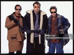 The cast of Trapped in Paradise pose in costume on set in Toronto in...  News Photo - Getty Images