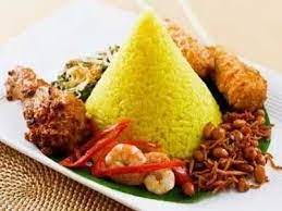 Resep Tumpeng Mini Nasi Putih Pungkur Robyong Komplit Bumbu Balado Ide Makanan Makanan Resep
