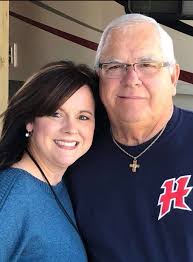 Happy birthday to one of our biggest Hawk fans, Mr. Mike Lee!! If you  attend basketball, football, baseball, or volleyball games, you are  listening to Mr. Mike, the voice of Hancock! We