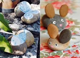 Deko Ideen Mit Steinen Fur Innen Und Aussen Tiere Basteln Basteln Mit Steinen Basteln