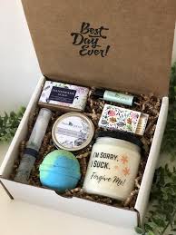 34 cool stocking stuffers for your wife. I M Sorry Spa Gift Box Etsy Girlfriend Gifts Friend Birthday Gifts Cute Birthday Gift
