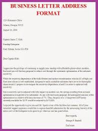 Format Of Business Letter Business Letter Format Letter Address Format Business Letter