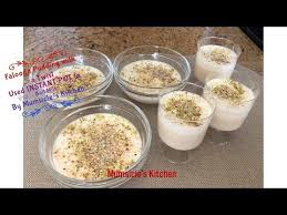 Instant Pot Falooda Pudding With A Twist Mumtaz Hasham Youtube Falooda Rich Desserts Pudding