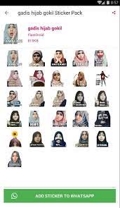Dihalaman ini anda akan melihat gambar untuk dp wa islami yang apik! Hijab Muslimah Sticker Pour Android Telechargez L Apk