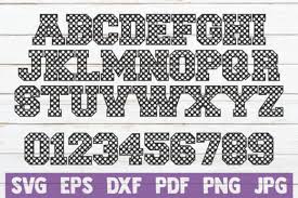 Freevector.com is a place to download free vectors, icons, wallpapers and brand logos. Polka Dot Alphabet And Numbers Svg Graphic By Mintymarshmallows Creative Fabrica