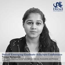 Congratulations to our interior's graduate students who got selected for  Drexel Emerging Graduate Scholars (DEGS) Conference 2024: Cultivating  Creativity to Foster Innovation. They will be presenting their topics in  the Bossone Research