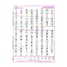 swarovski 2088 xirius rhinestones flatback color chart