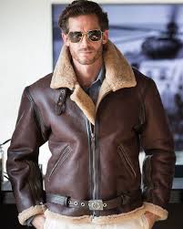 The British Vintage Raf Shearling Leather Bomber Jacket Is 100 Sheepskin In Antique Battleworn Look Made In Sheepskin Jacket Bomber Jacket Leather Jacket Men