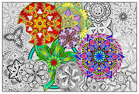 Robot Check Mandala Coloring Pages Coloring Posters Mandala Coloring