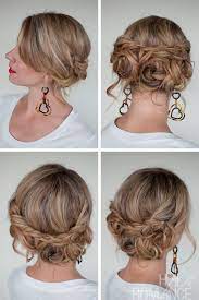 Braid those two braids together with the chunk of hair left in the middle and tuck that. Casual Messy Braided Updo The Best Braided Updos For Parties Hairstyles Weekly