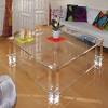 The wholesale round coffee table available on the site are made of different materials such as wood, aluminum, marble, steel, glass and so on, so that you can pick the best one to go with your existing decor. 1