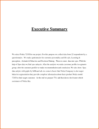 Example Executive Summary Format Executive Summary Template Executive Summary Summary