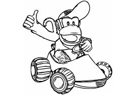 You are able to print your nintendo donkey kong coloring page with the help of the print button on the right. Mario Kart Mario And Luigi Coloring Pages Novocom Top