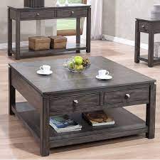 Coffee and end table sets with storage. Gracie Oaks Climer Drawer Coffee Table Reviews Wayfair Living Room Table Sets Living Room Coffee Table Coffee Table With Storage