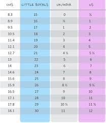 23 Efficient Kids Shoes Size Chart India