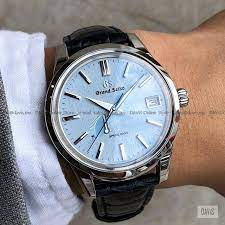 Grand seiko makes a grand entrance on the auction circuit apr. Seiko Sbga407 Men S Grand Seiko Elegance Spring Drive Snowflake Leather Strap Blue Original Shopee Malaysia